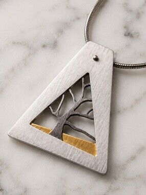 JR Franco Artisan pendant tree necklace
